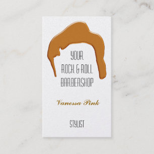Hair Salon Cosmetology Barber Professional Business Card