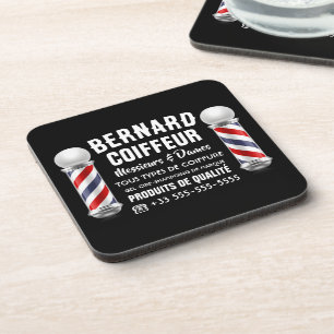 Hair salon decoration coaster