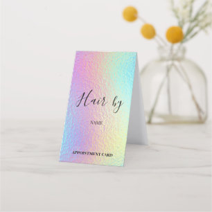 Hair Salon Folded Appointment Card