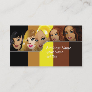 Hair Salon Hairdresser Business Card