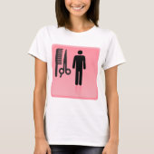 Hair Salon Icon Womens T-Shirt (Front)