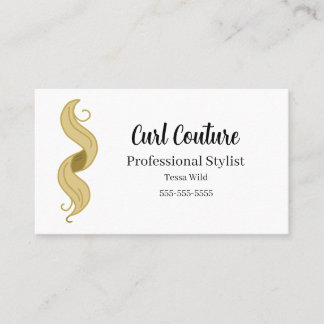 Hair Salon Personalised Business Card