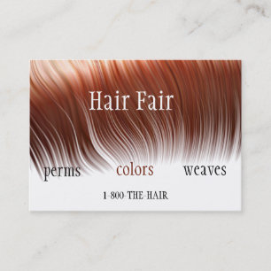 Hair Salon Style Business Cards - Customised