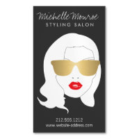 Hair Salon, Stylist, Beauty Girl Dark Grey