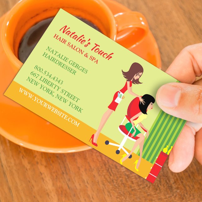 Hair Salon w/ Appointment Business Cards (Creator Uploaded)