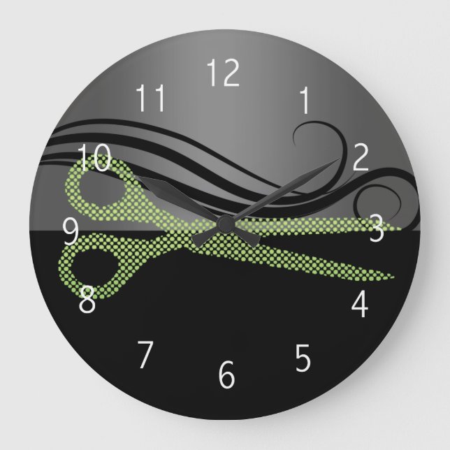 hair salon wall clock (Front)