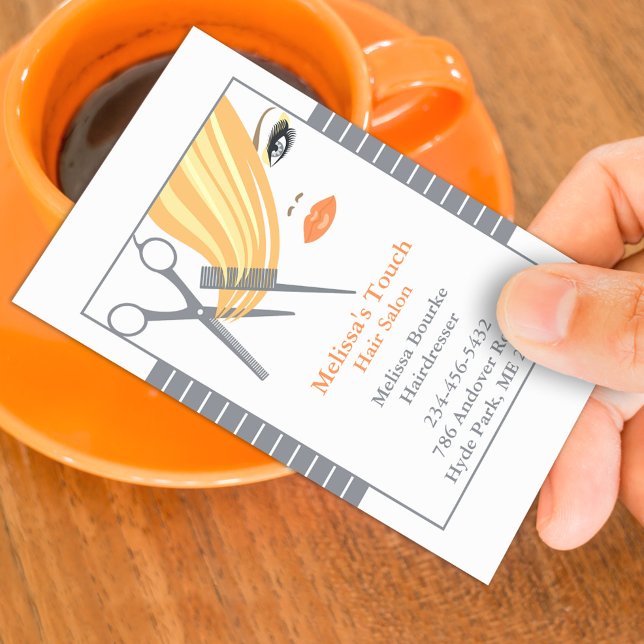 Hair Salon with Appointment Business Cards (Creator Uploaded)