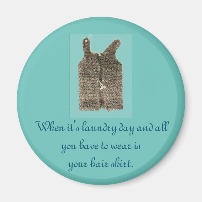 Hair Shirt Laundry Day Magnet (Front)