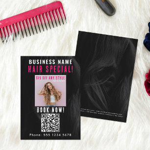 Hair Special Beauty Hair Nail Salon Hairdresser Business Card