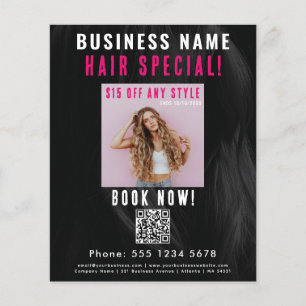 Hair Special Beauty Hair Nail Salon Hairdresser Flyer