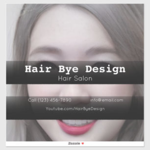Hair Styling company vehicle adverting business