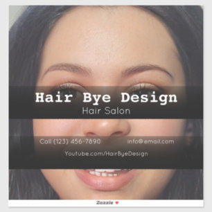 Hair Styling company vehicle adverting business