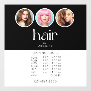 Hair Stylist 3 Photo Opening Hours Black White