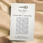Hair Stylist Antique Scissor Vintage Hair Salon Flyer<br><div class="desc">Hair Stylist Antique Scissor Vintage Hair Salon Flyers.</div>