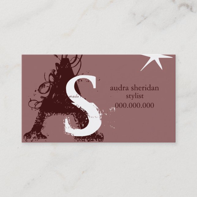hair stylist appointment card (Front)
