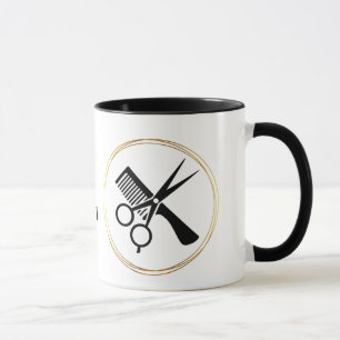 Hair Stylist Appreciation Day  Scissors Comb Mug