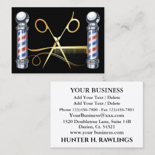 Hair Stylist - Barber Business Card