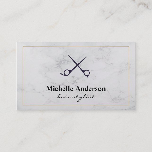Hair Stylist | Barber Business Card (Front)
