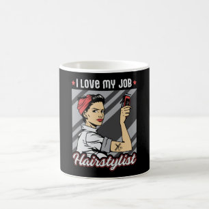 Hair Stylist Barber Hairdresser Scissors Hair Gift Coffee Mug