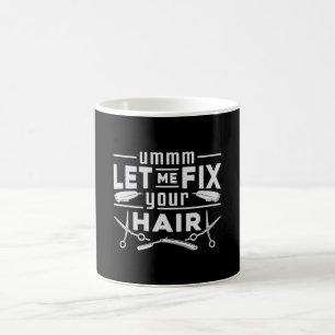 Hair Stylist Barber Scissors Hairdresser Hair Gift Coffee Mug