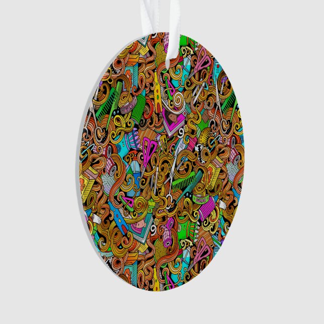 Hair Stylist - Beautician - Hair Salon Ornament (Front)