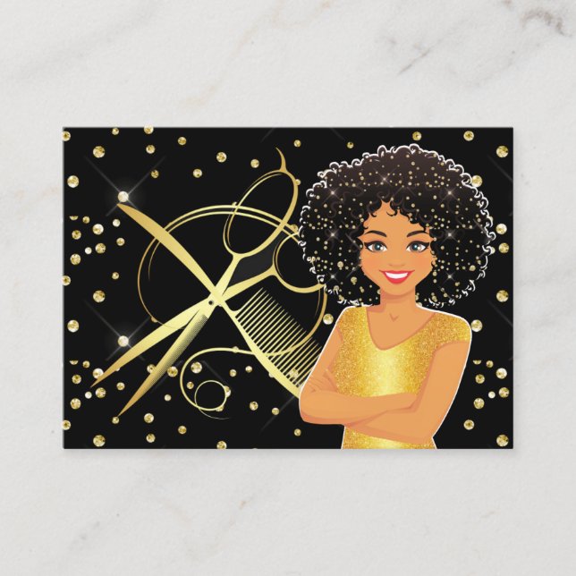 Hair Stylist - Beauty Shop - Salon  Business Card (Front)