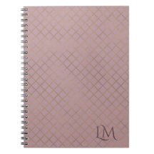 Hair Stylist Blush & Gol Monogram Feminine