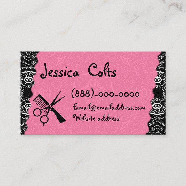 Hair Stylist Buisness Card (Front)