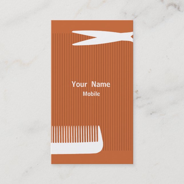Hair Stylist Business Card (Front)