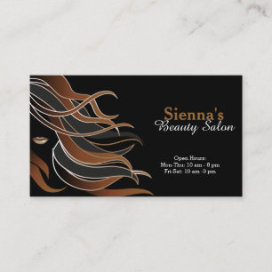 Hair stylist business card