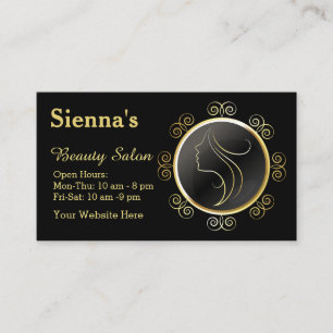Hair stylist business card