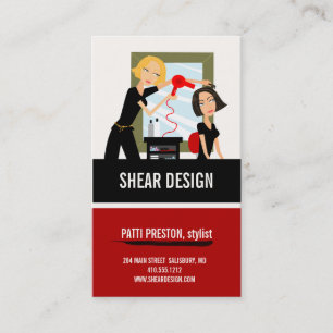 Hair Stylist Business Cards