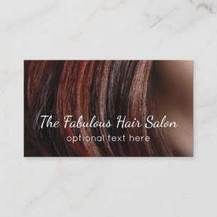 Hair Stylist Business Cards Beauty Salon Modern