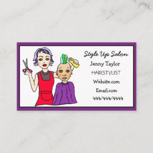 Hair Stylist Business Name Beauty Salon Business Business Card