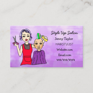 Hair Stylist Business Name Beauty Salon Business Card