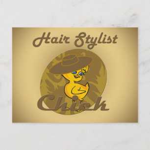 Hair Stylist Chick #6 Postcard