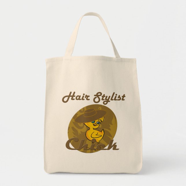 Hair Stylist Chick #6 Tote Bag (Front)