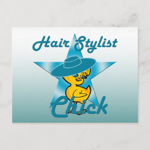 Hair Stylist Chick #7 Postcard