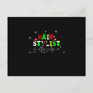 Hair Stylist Christmas Funny Quote Gifts for Haird Postcard