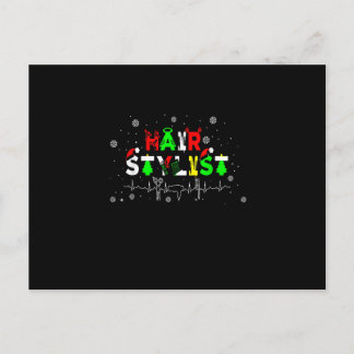 Hair Stylist Christmas Funny Quote Gifts for Haird Postcard
