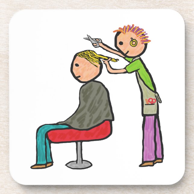 Hair Stylist Coaster (Front)