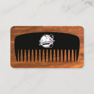 Hair Stylist   Comb   Barbershop Business Card