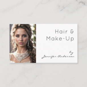 Hair Stylist Cosmetologist Make-Up Wedding Bridal Business Card