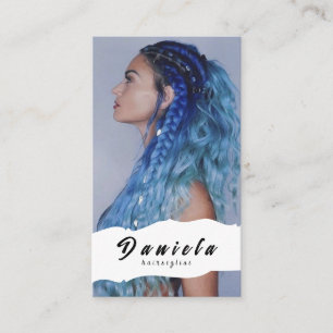 Hair Stylist Cute Scissor Minimalist Blush Pink Business Card