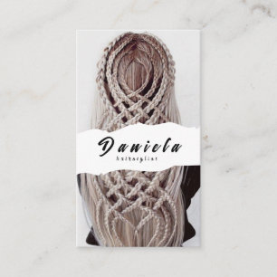 Hair Stylist Cute Scissor Minimalist Blush Pink Business Card