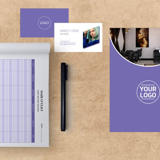 Hair Stylist Daily Income Tracker Notepad (Creator Uploaded)