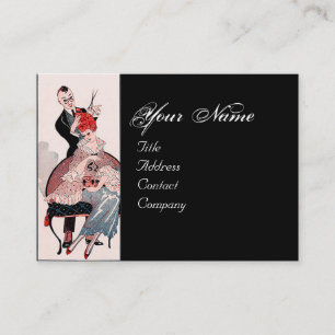HAIR STYLIST ,FASHION BEAUTY SALON MAKE UP ARTIST BUSINESS CARD