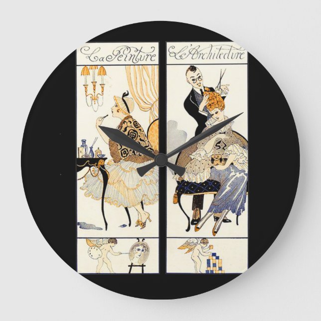 HAIR STYLIST ,FASHION BEAUTY SALON MAKE UP ARTIST LARGE CLOCK (Front)