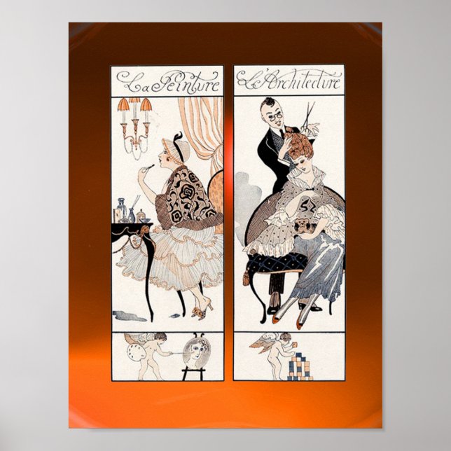 HAIR STYLIST ,FASHION BEAUTY SALON MAKE UP ARTIST POSTER (Front)