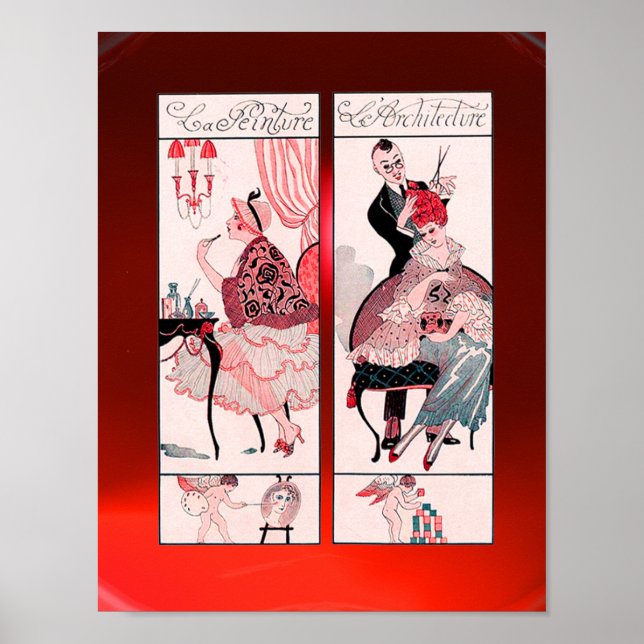 HAIR STYLIST ,FASHION BEAUTY SALON MAKE UP ARTIST POSTER (Front)